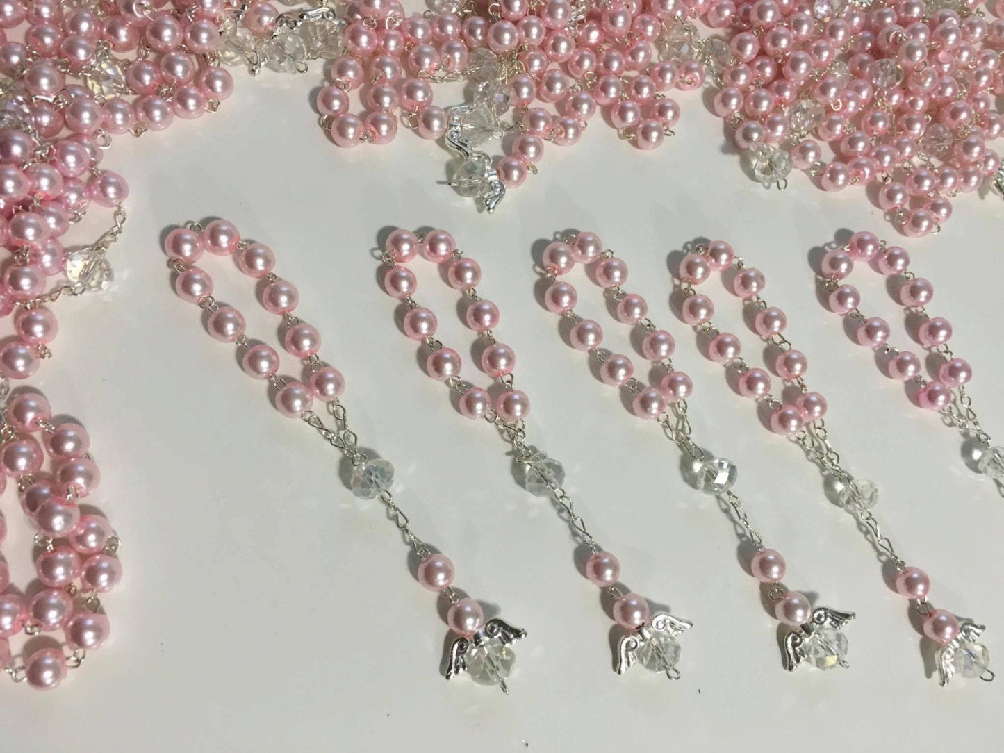 90 Pieces Favor Boxes with Mini Rosaries/ baptism favor boxes with mini rosary/Wedding Favors/Decade Rosaries/Communion/Confirmation