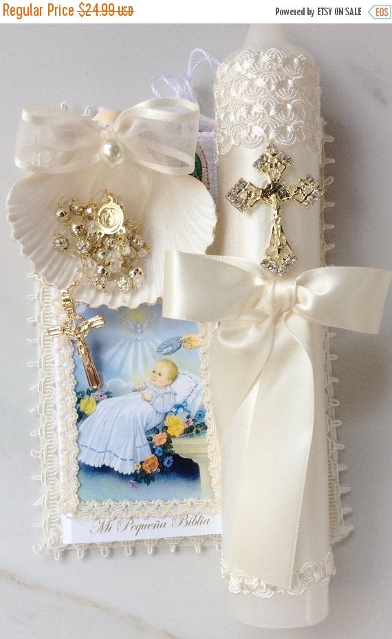 Baptism candle/boy baptism candle/vela para bautizo/vela para nino/baptism candle boy/ivory baptism candle