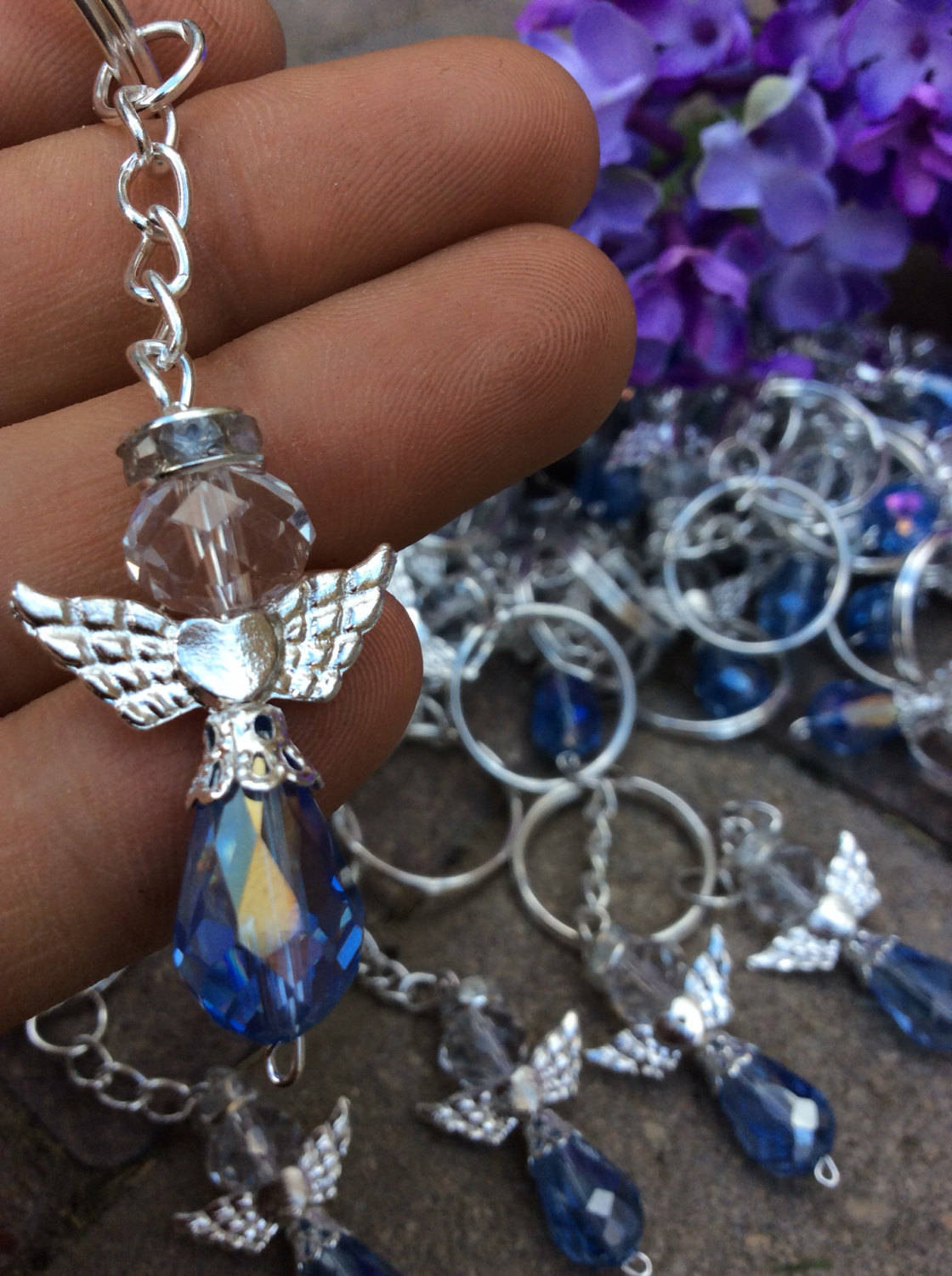 Baptism Favor /40pcs Angel keychain/christening favor/baptism angel favor/girl keychain/boy keychain/baptism keychain, favor keychain