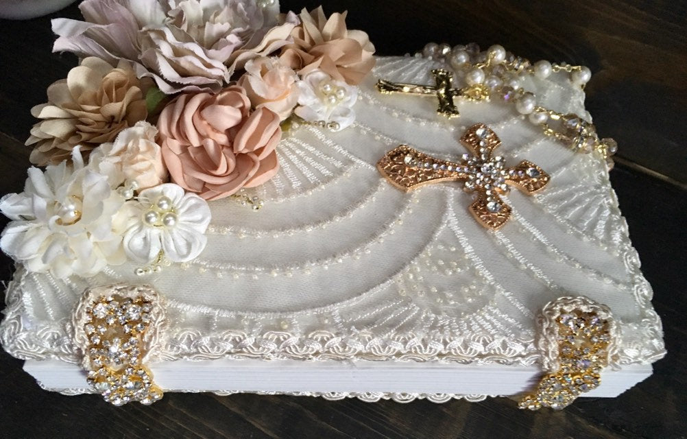 Ivory wedding bible Rosary
