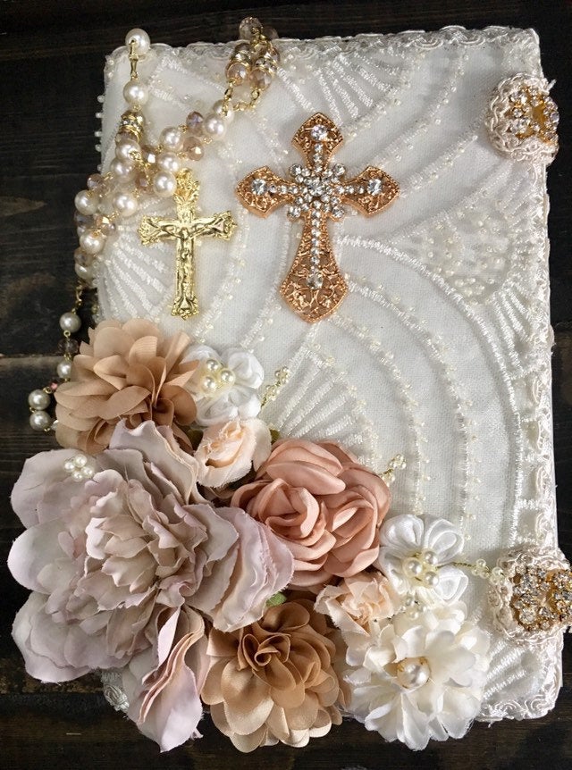 Ivory wedding bible Rosary