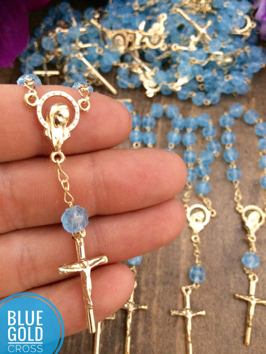 40 pcs Decade Rosaries/Wedding/First Common/baptism favors/mini rosaries/communion favors