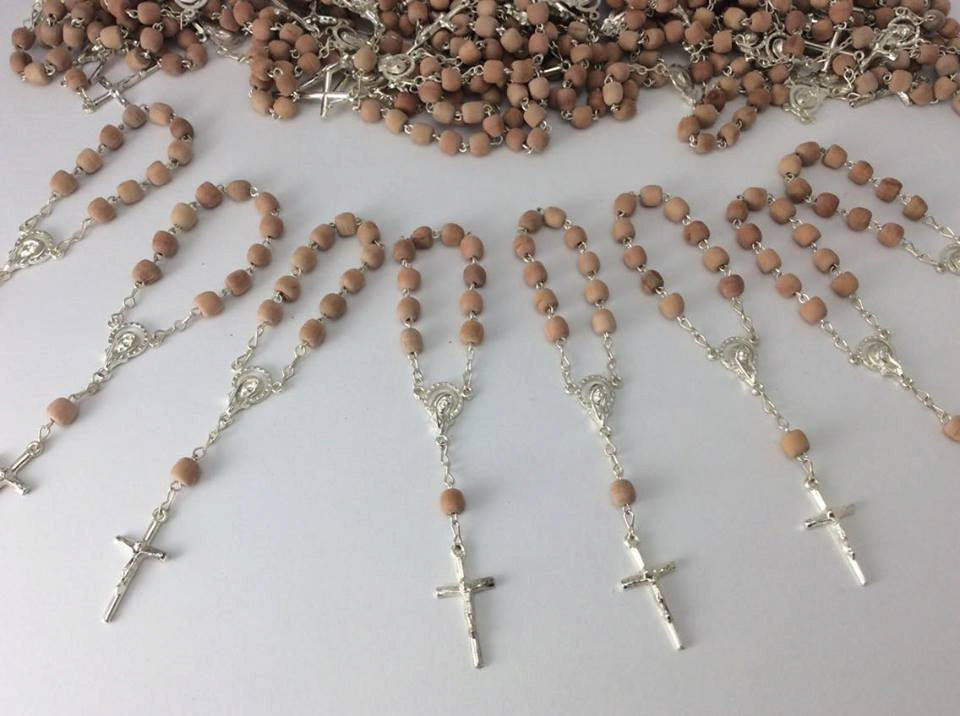 36pcs Rose SCENT mini rosaries favors Wedding/baptism Favor/Communion favors/Recuerditos/Communion/Bautizo, Confirmacion, Boda