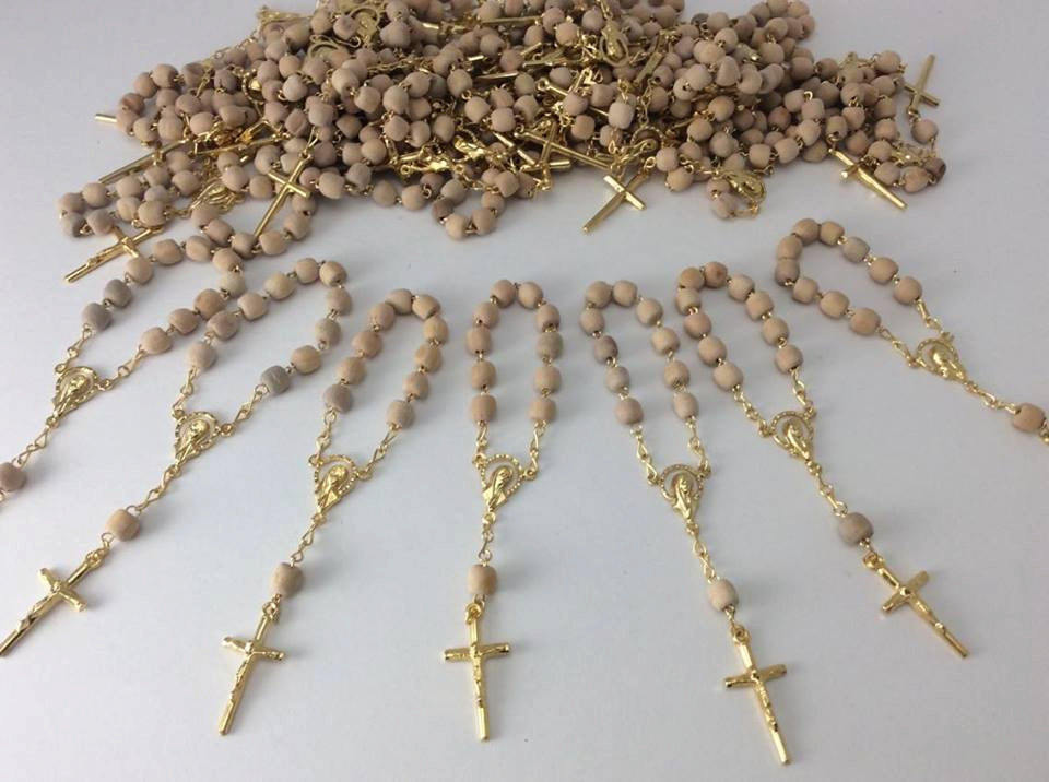 36pcs Rose SCENT mini rosaries favors Wedding/baptism Favor/Communion favors/Recuerditos/Communion/Bautizo, Confirmacion, Boda