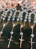 35 pcs crystal Rosaries/Decade Rosaries/First communion favors Recuerditos Bautizo 35pz/Mini Crystal Rosary Baptism Favors 35 pcs