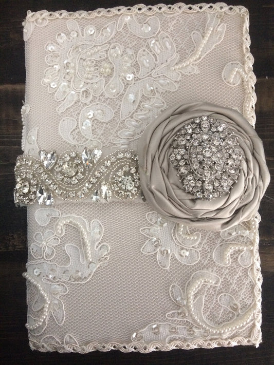 catholic Wedding ceremony/champagne lace ivory bible/burgundy catholic Lace Wedding bible and Rosary