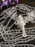Wedding lasso crystal silver,  wedding crystal lasso, lazo de boda 13B