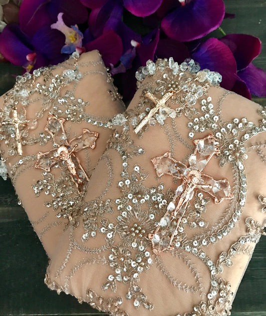 wedding Gift Rose gold bible Wedding Bible/quinceanera bible/Biblia boda/rose gold wedding/catholic wedding bible, biblia con rosario