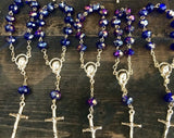 50 pcs crystal Decade Rosary/First communion favors/Baptism/ Recuerditos Bautizo 50pz/Mini Crystal Rosary Baptism Favors 50 pcs