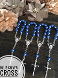 35 pcs Glass Pearl Rosaries/Mini Rosaries/baby shower/First communion favors Recuerditos Bautizo/ Mini Rosary Baptism Favors 35 pcs