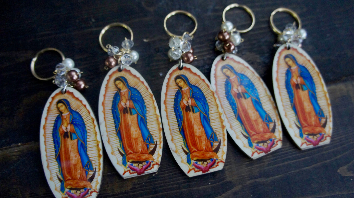 Baptism Favor /25 pcs keychain grail wood charm/Wedding favors/communion Favors/Communion favors/Recuerditos