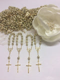 45 pcs Decade Rosaries, Mini Rosaries, Baptism, First communion favors Recuerditos Bautizo / Mini Rosary Baptism Favors 45 pcs