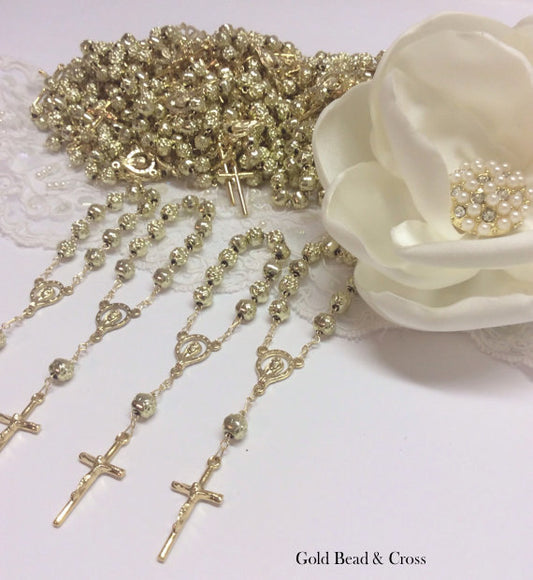 mini rosaries 75 pcs Rosaries/Mini Rosaries/Decade Rosaries/First communion favors Recuerditos Bautizo/ Mini Rosary Baptism Favors