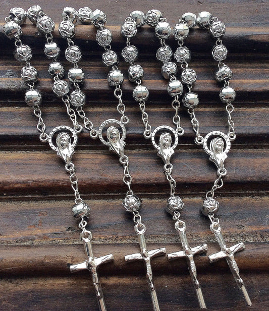 35 pcs Decade Rosaries/Mini rosaries/First communion favors Recuerditos Bautizo/ Mini Rosary Baptism Favors 35 pcs