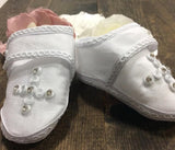 Baby boy baptism shoes WHITE (Ethan), Christening shoes, Ajuar, Bautizo