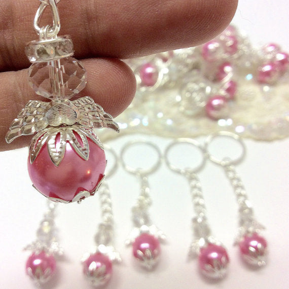 Thank you favor/ 30 pcs Baptism Favor Cards with KEYCHAIN/Christening Favor Cards/ Thank you cards with KEYCHAIN